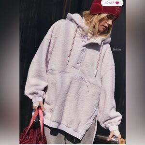 Free People FP Movement Fuzzy Was She Fleece Pullover.